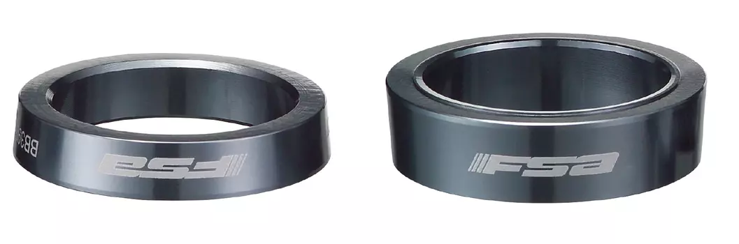 Проставочные кольца FSA для монтажа MTB систем FSA BB392EVO на PF30 EL226 gnn (черный комплект)
