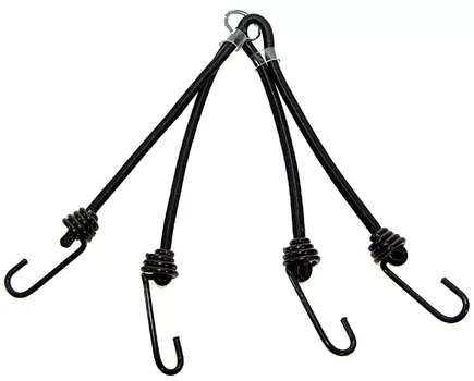 Резинки на багажник ACME с крючками (черный комплект 2 шт)