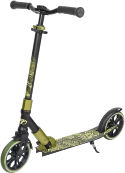 Самокат Tech Team Comfort 180R (коричневый / зеленый 180)