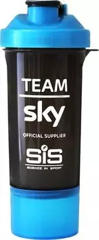 Шейкер для смешивания напитков SiS Team Sky Smart Shaker (черный / синий 600 мл)