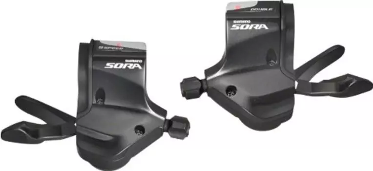 Шоссейные манетки Shimano Sora SL-3500 18 скоростей (черный комплект (левый+правый))