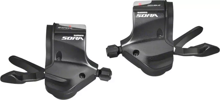 Шоссейные манетки Shimano Sora SL-3500 27 скоростей (черный комплект (левый+правый))