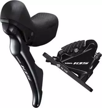 Шоссейные пистолеты Shimano 105 BL-ST-R7020 (2x11) с гидравлическим тормозом BR-R7070 (левый - передний)