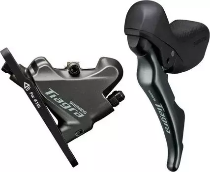Шоссейные пистолеты Shimano Tiagra ST-4720 (2x10) с гидравлическим тормозом BR-4770 (900 мм левый - передний)
