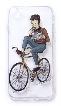 Силиконовый чехол для смартфона Kaaiswise Cases Франт (прозрачный IPhone 6S)