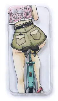 Силиконовый чехол для смартфона Kaaiswise Cases На коне (прозрачный IPhone 7/8)