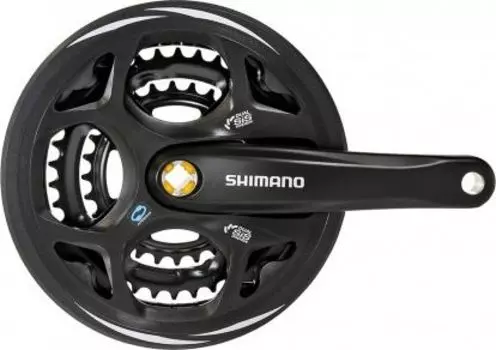 Система Shimano Acera FC-M311 7-8 скоростей квадрат (черный 170 мм 42 / 32 / 22 защита цепи)