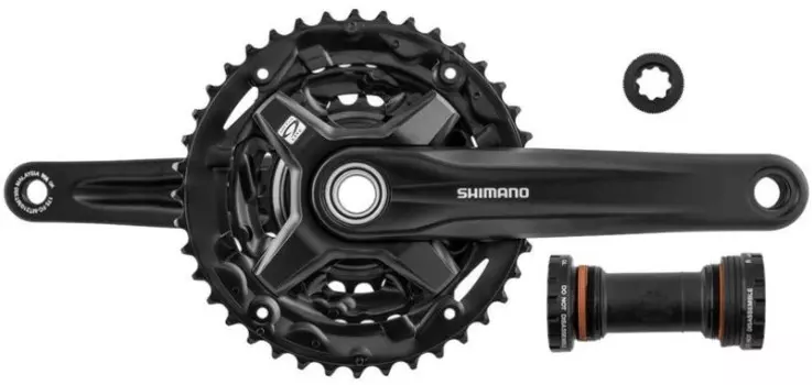 Система Shimano FC-MT210-3 Hollowtech II (170 мм с кареткой 44 / 32 / 22)