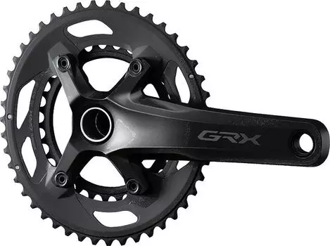 Система Shimano GRX FC-RX600 2X Hollowtech II 10 скоростей (черный 175 мм 46 / 30)