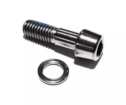 Титановый болт Deda М5Х16 с гайкой (Superleggero) (16 мм)