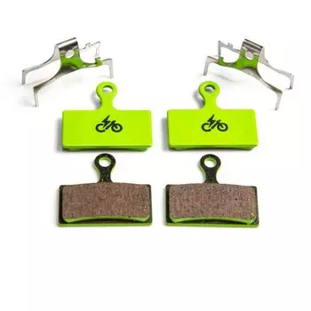 Тормозные колодки для велосипеда Clark's EVRS85 2X2 увеличенной мощности для электровелосипедов (Shimano) (металлизированные (sintered))