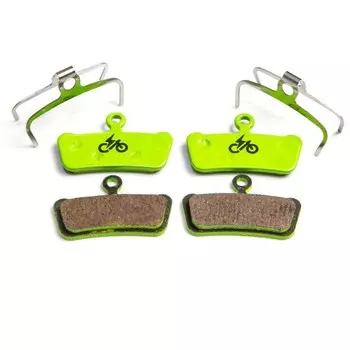 Тормозные колодки для велосипеда Clark's EVRS859X2 увеличенной мощности для электровелосипедов (Avid XO, Elixir) (металлизированные (sintered))