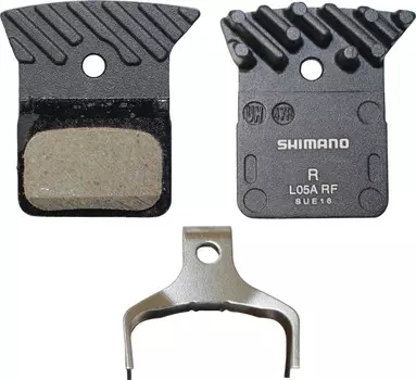 Тормозные колодки для велосипеда Shimano L05A с радиатором (полимерные (organic))
