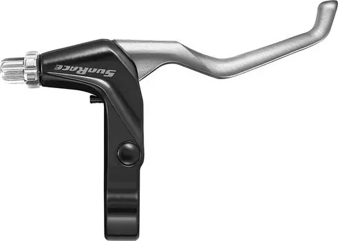 Тормозные рукоятки SunRace M400 (черный / серебристый левый)