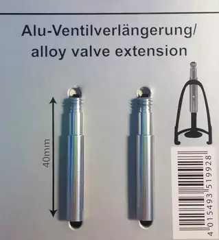 Удлинитель ниппеля ACME M-Wave (серебристый 40 мм комплект 2 шт)