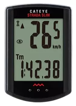 Велокомпьютер CatEye Strada Wireless беспроводной (черный)