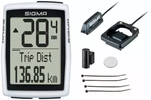 Велокомпьютер Sigma Sport BC 12.0 проводной (белый)