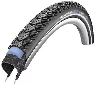 Велопокрышка антипрокольная Schwalbe Marathon Plus Tour Performance 28" (700x40c (42-622) стальной)