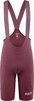 Велошорты с лямками PEdALED Element Lightweight Bib Shorts мужские (бордовый M)
