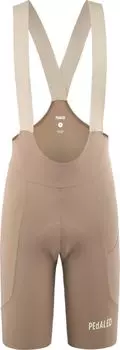 Велошорты с лямками PEdALED Element Lightweight Bib Shorts мужские (коричневый L)
