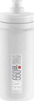 Велосипедная фляга Elite Fly (белый 550 мл)