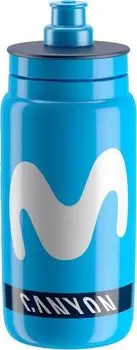 Велосипедная фляга Elite Fly Movistar (голубой 550 мл)