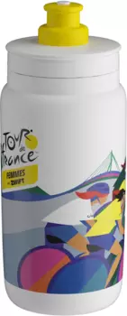Велосипедная фляга Elite Fly Tour De France Femmes (белый 550 мл)