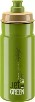 Велосипедная фляга Elite Jet Green (зеленый 550 мл)