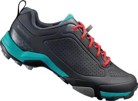 Велотуфли Shimano SH-MT300W женские (черный / бирюзовый 37 - 232 мм)