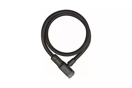 Велозамок Abus BK Racer 6412K, трос 12x850 мм (черный)
