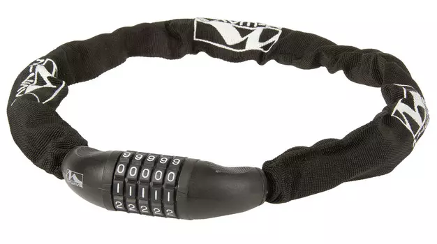 Велозамок-цепь M-Wave ACME, кодовый, цепь 6x850 мм (черный)