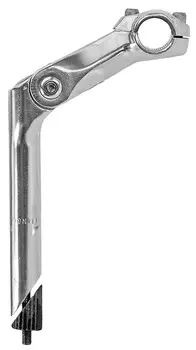 Вынос регулируемый для резьбовых вилок Promax 1" (22.2 мм) (серебристый 110 мм угол 0° - 50°)
