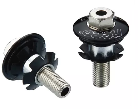 Забивной якорь Neco под трос с крышкой 1 1/8" (черный)