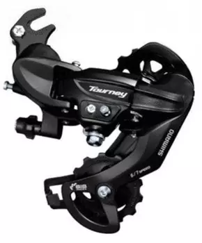Задний переключатель Shimano Tourney TY300 6/7 скоростей (черный)