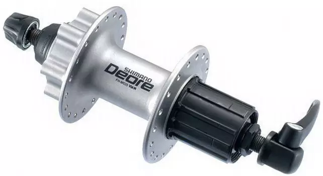 Задняя втулка Shimano Deore FH-M525A IS6 (серебристый 32)
