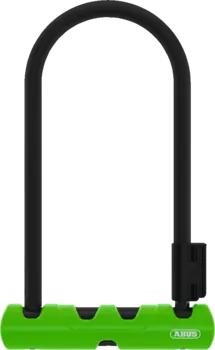 Замок-скоба Abus Ultra 410 (черный / зеленый 300 х 110 мм)