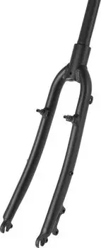 Жесткая алюминиевая вилка ACME 28-29" (черный матовый эксцентрик 9 мм шток 1 1/8" (28.6 мм) для ободных и дисковых тормозов)