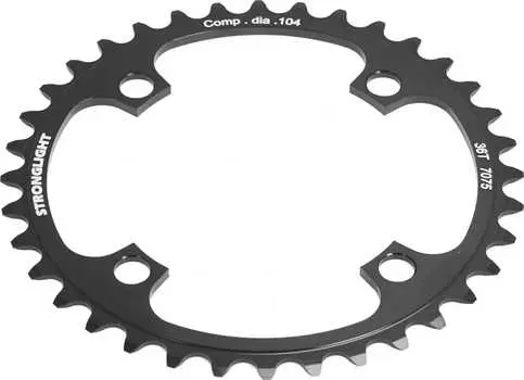 Звезда системы Stronglight для электромоторов Bosch E-Drive 1 поколения (черный 38 BCD 104 мм)