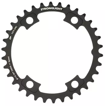 Звезда системы Stronglight для Shimano DURA ACE FC-9000 / ULTEGRA 6800 & Di2 7075-T6 CT? (черный 34 BCD 110 ассиметричный (тип ABS))