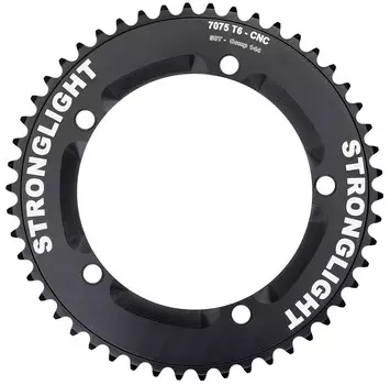 Звезда системы Stronglight Type S / TK Track 7075-T6 1 скорость, цепь 1/2"x1/8" (черный 45 BCD 130 мм)