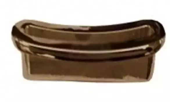 Декоративная накладка на отверстие перелива для ванны «Belbagno» BB39-TC-BRN на ванну изогнутое бронза