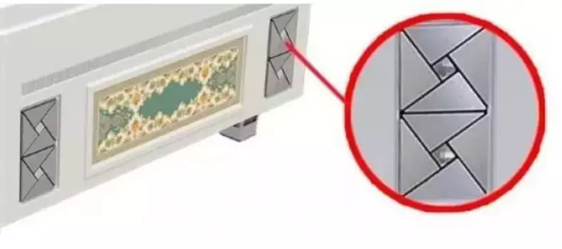 Декоративная вставка к ванне «Radomir» Тахарат (вертикальная) на фронтальную панель Арт-мозаика