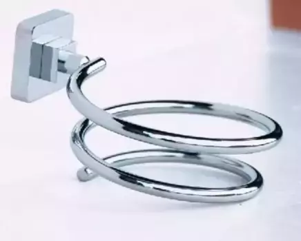 Держатель для фена «Rainbowl» Cube 2735-1 на стену хром