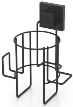 Держатель для фена «Tekno-tel» EF262B на стену чёрный