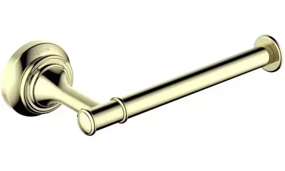 Держатель для туалетной бумаги «Акватек» Классик AQ4508PG на стену полированное золото