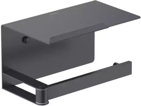 Держатель для туалетной бумаги «Акватек» Либра AQ4929MB на стену чёрный матовый