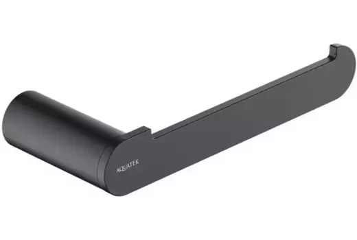 Держатель для туалетной бумаги «Акватек» Лира AQ4408MB на стену чёрный матовый