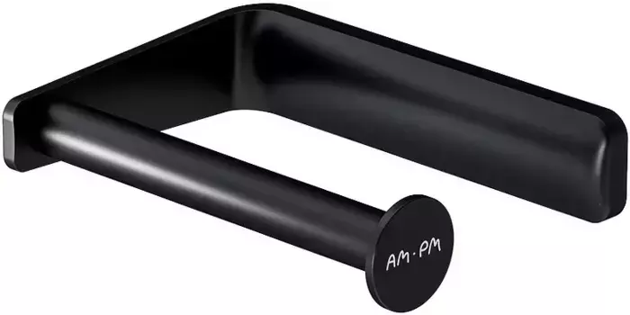 Держатель для туалетной бумаги «AM.PM Plus» Inspire V2.0 Plus A50A341B22 на стену чёрный матовый