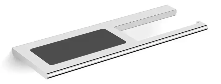 Держатель для туалетной бумаги «Black & White» SN-8043 на стену хром