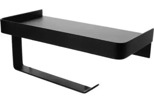 Держатель для туалетной бумаги «Fixsen» Hotel FX-31011B на стену чёрный